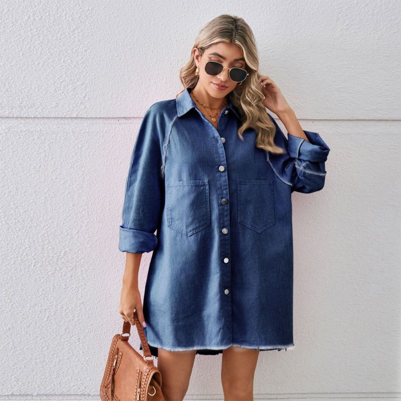 Cardigan Denim Dress