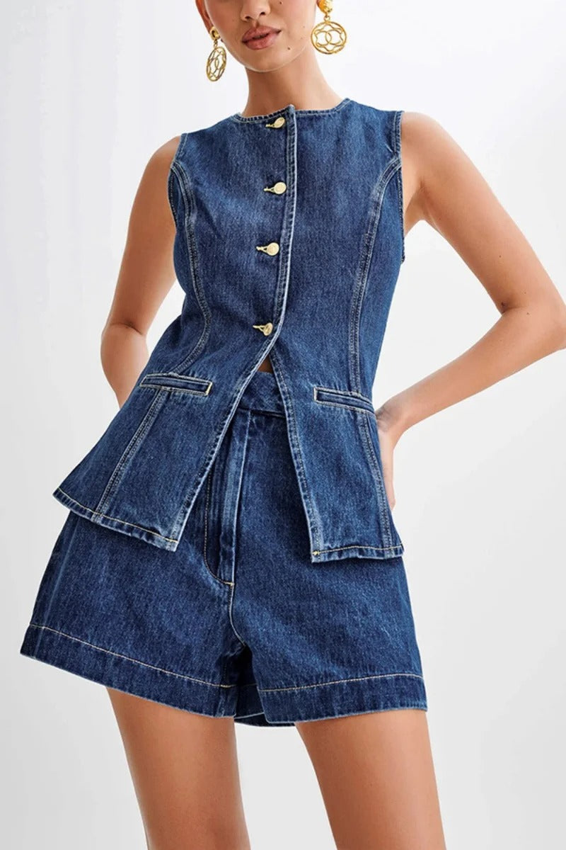 JEAN DOUBLE SET FOR SPRING