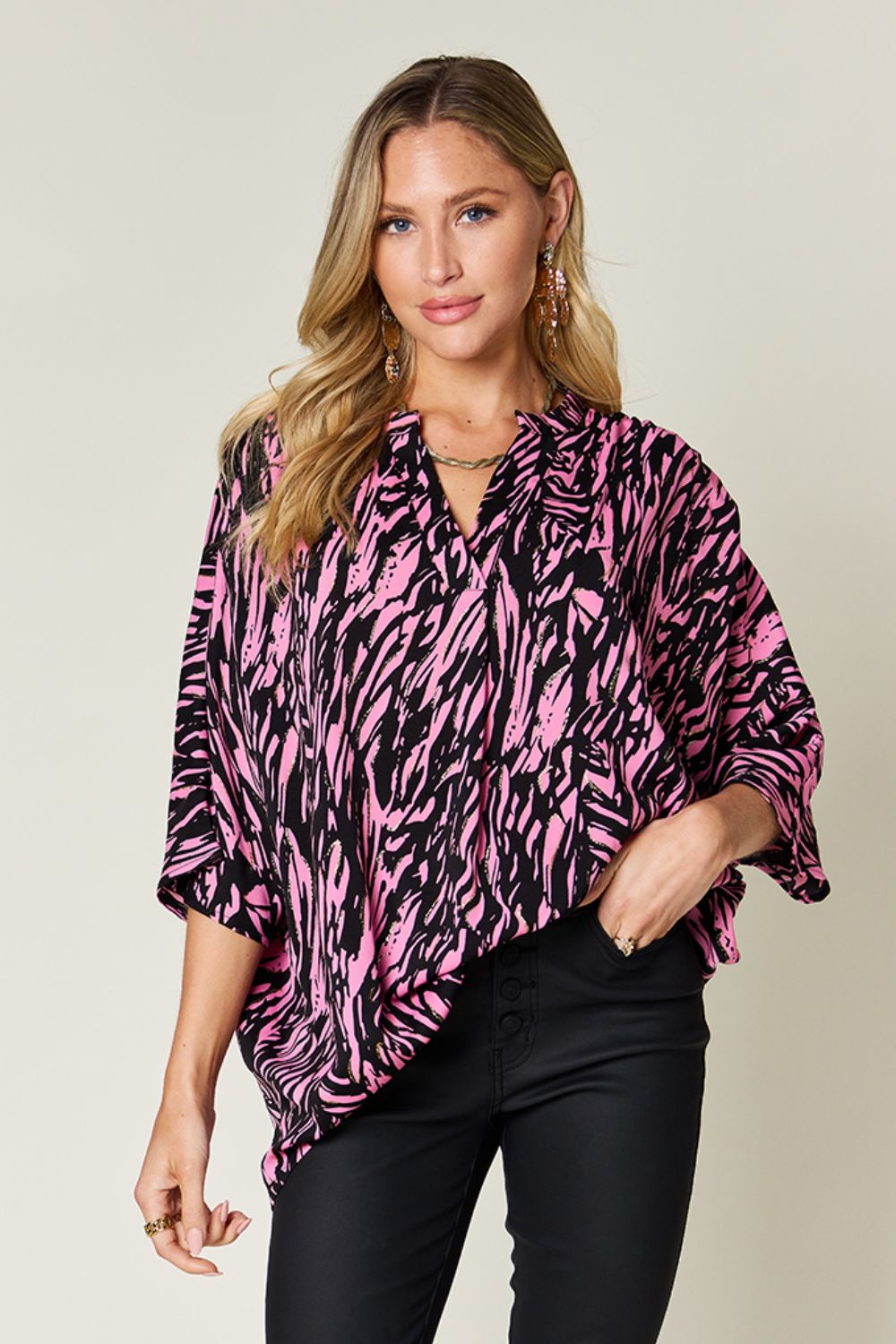 Three Quarter Sleeve Blouse