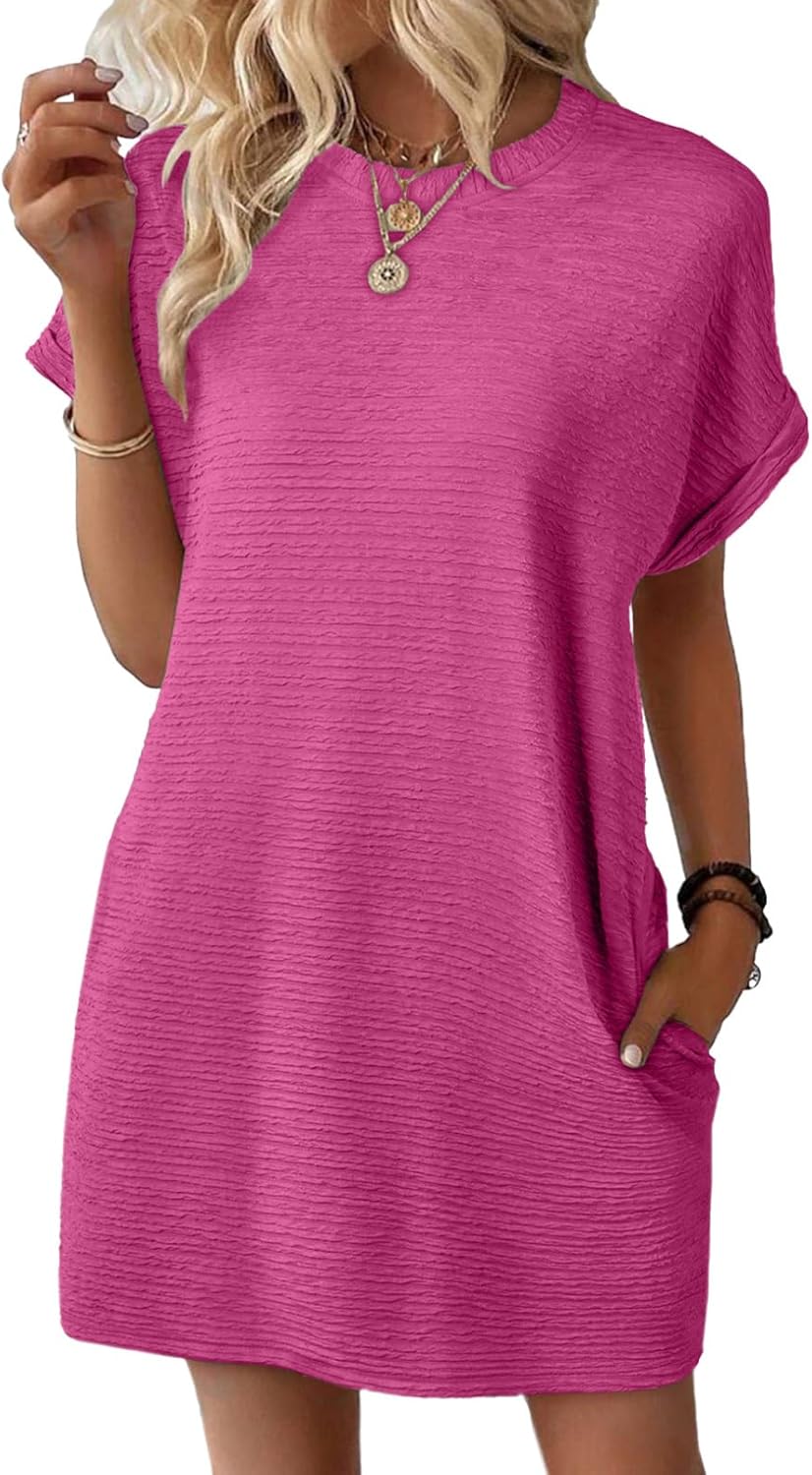 SPRING SHORT DRESS WITH POCKETS