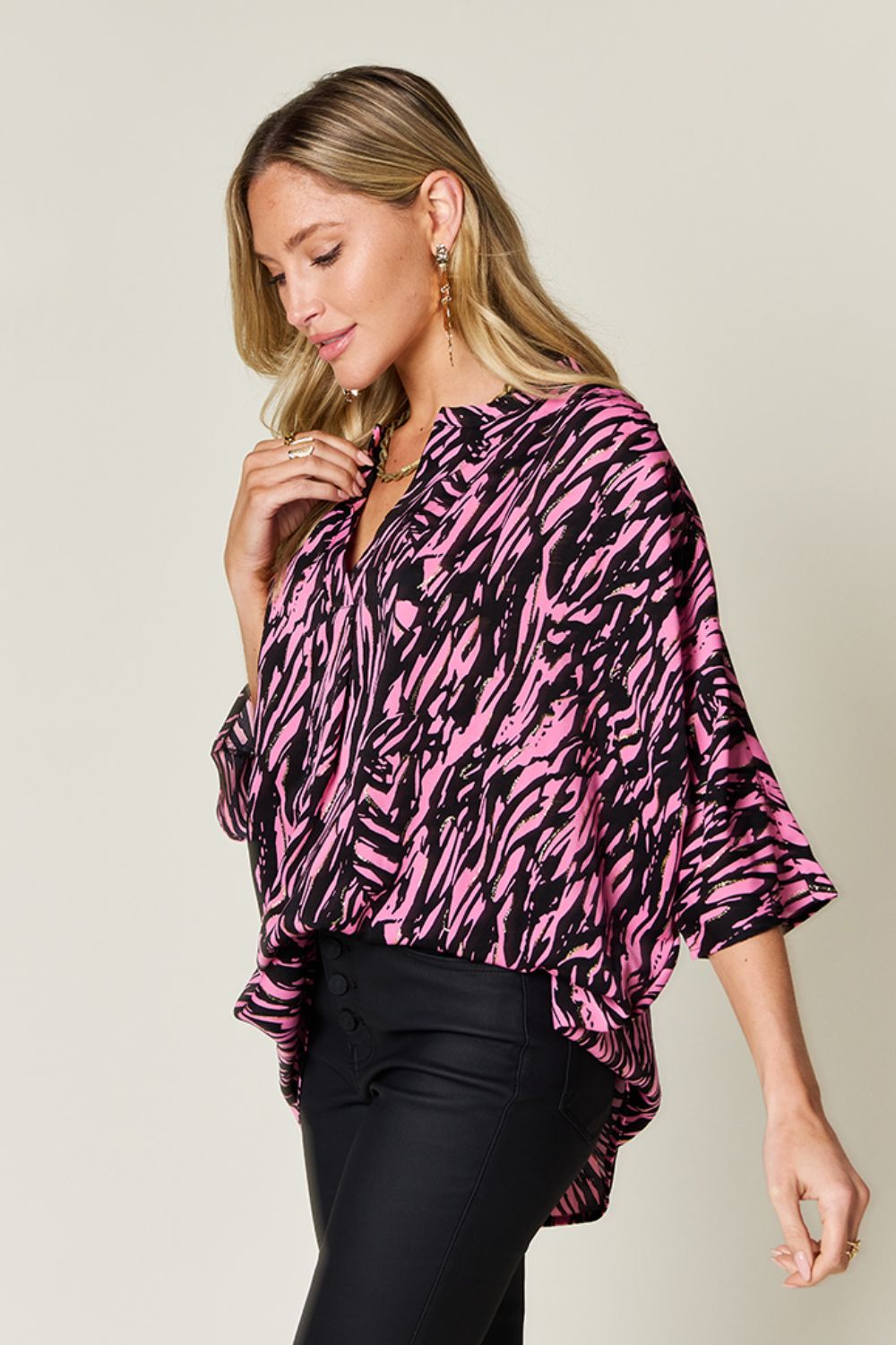 Three Quarter Sleeve Blouse