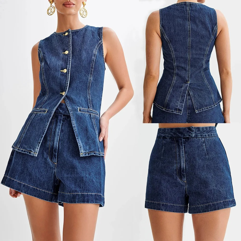 JEAN DOUBLE SET FOR SPRING