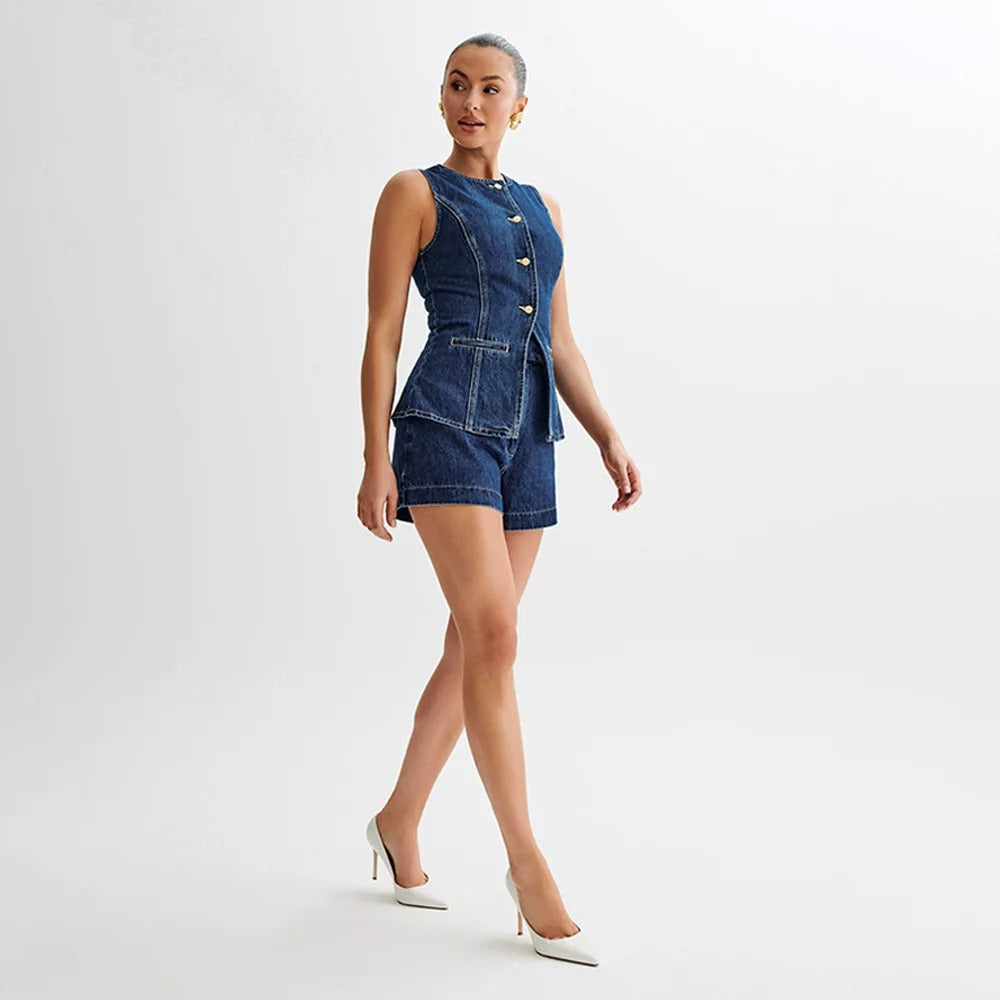 JEAN DOUBLE SET FOR SPRING